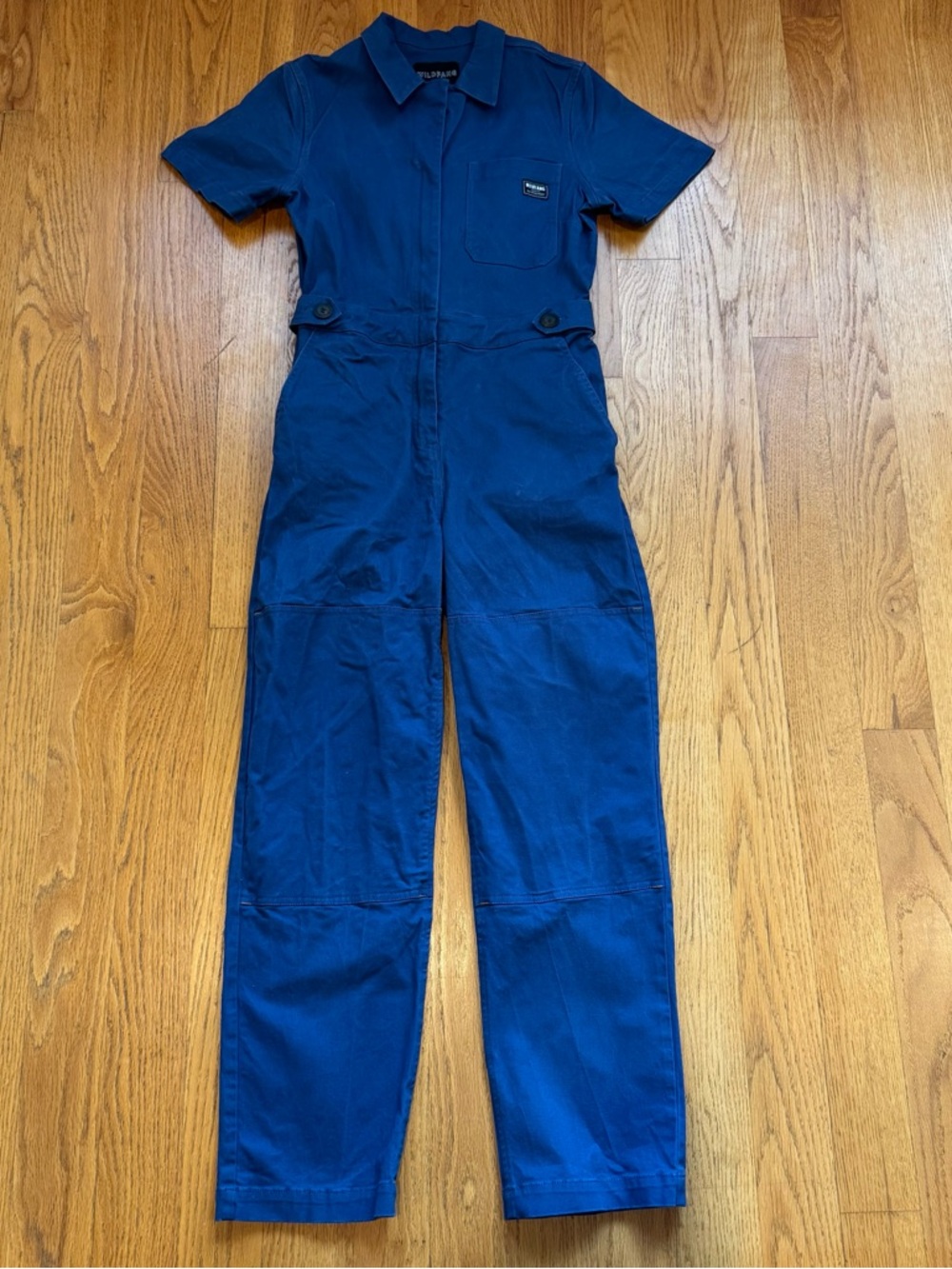 Wildfang Navy The Essential High Waisted Coveralls